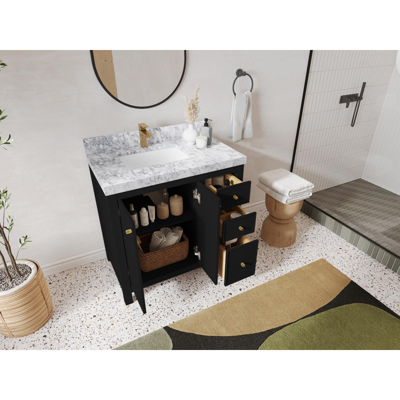 Meuble-lavabo simple 36 po avec plateau Chicago, Empira
