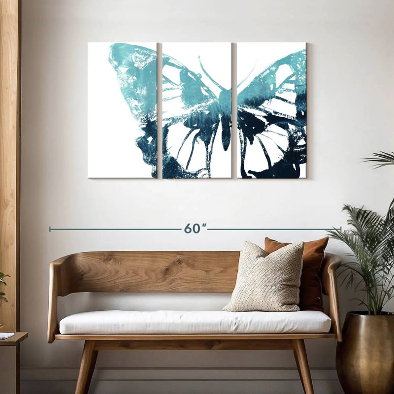Brampt Butterfly Imprint I, 28" H x 45" W