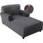 Fauteuil double en velours