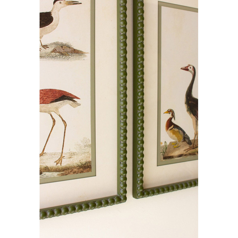  Oiseaux, ensemble d'art mural encadré 21 "H