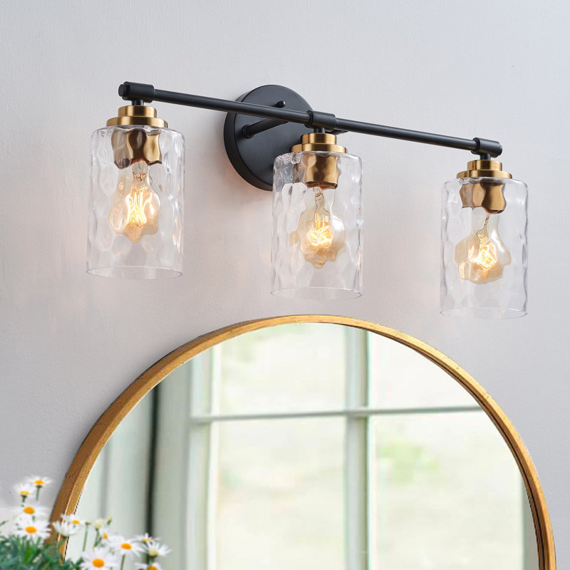 Lampe frontale en fer 3 lumières
