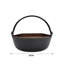 Garden Sanctuary 4L Cast Iron；Wood Soup Pot