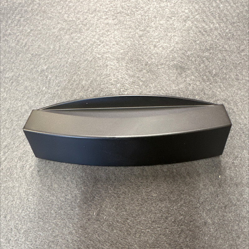3" or 3-3/4" Dual Mount Framed Farmhouse Cup Pull Flat Black
