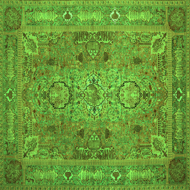 Performance Oriental Indoor Rug, Square 7'
