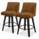 Makiba Swivel Solid Wood 26'' Counter Stool