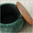 Round Storage Ottoman, 2 in 1 Function, Work as End table and Ottoman,with small seat,(25"x25"x14.7")-1325503825
