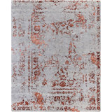 Overdyed One-of-a-Kind Rectangle 8'4" X 10'2" Hand Knotted Area Rug