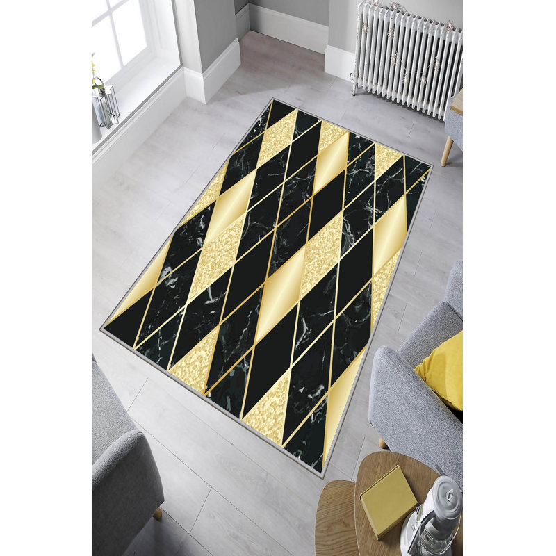 Premium Hall Carpet, 31.5 x 78.7 Inches | 100% Polyester, Antibacterial | 0.04 in Pile Height, Non-Slip Underside, Machine Washable | 3D Digital Printing | Ideal for Living Room & Entryway, Easy Maintenance