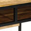 Solid Wood Top Metal Base Writing Desk