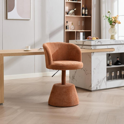 Adjustable Height 360° Swivel Modern Bar Stool