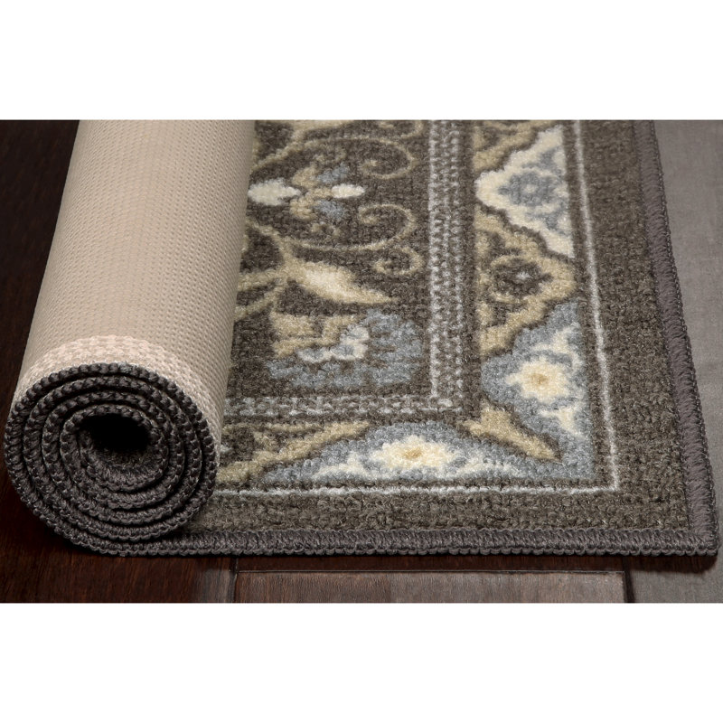 Tapis gris / brun Albia, Rectangle 5 pi x 7 pi