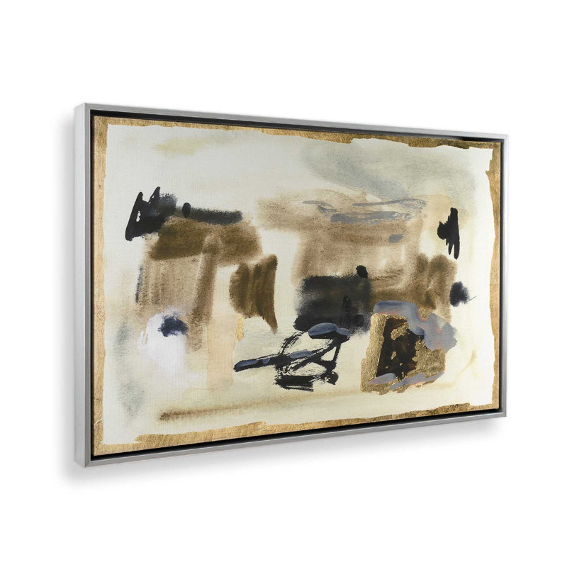 «Amber Veil II» par Melissa Wang, reproduction d'art sur toile, H 18 po x l 24 po, Argent argent