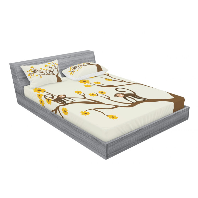 Microfiber Sheet Set, Full Sheet Set with Fitted Sheet