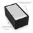 Rectangular Tissue Box Cover – Heavy Facial Tissue Box Cover With Modern Matte Black Finish – Matte Black Collection