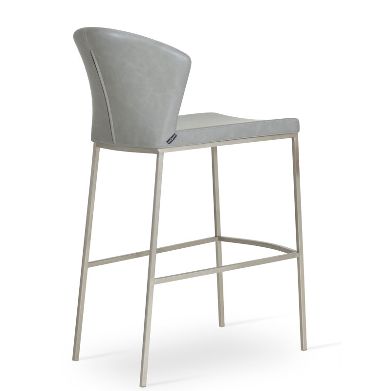 Tabouret de bar Capri, Gris clair