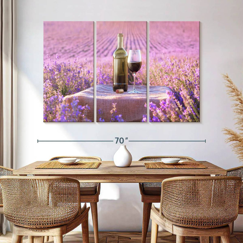 Yarlin Wine Romance, 42" H x 65" W