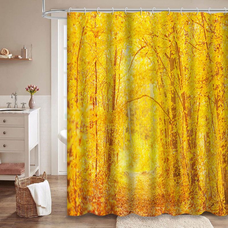 Magnifique rideau de douche avec 12 crochets, L 72 po x l 72 po