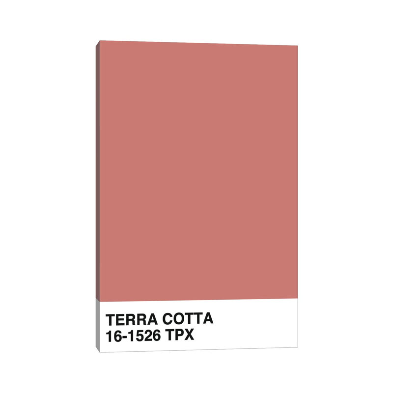 Terra Cotta 16-1526 TPX by Honeymoon Hotel - Wrapped Canvas Gallery-Wrapped Canvas Giclée, 20.32 cm H x 30.48 cm W