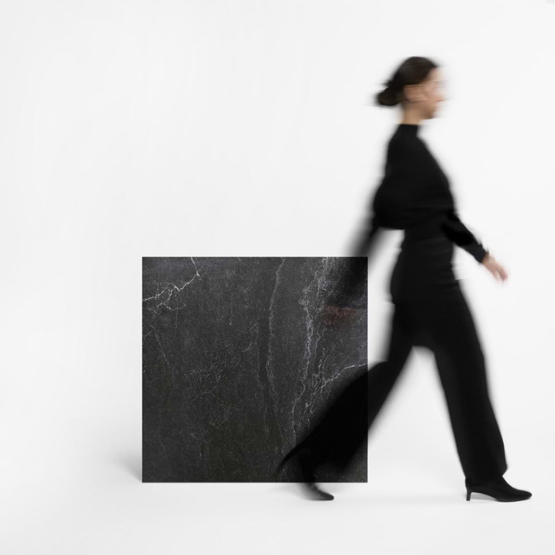 ZenTech 36x36 Matte Porcelain Tile, Graphite Gray