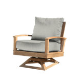 St. Lucia Teak Outdoor Swivel Rocking Lounge Chair