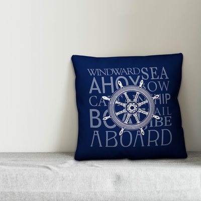  Sea Sentiments Outdoor Throw Pillow