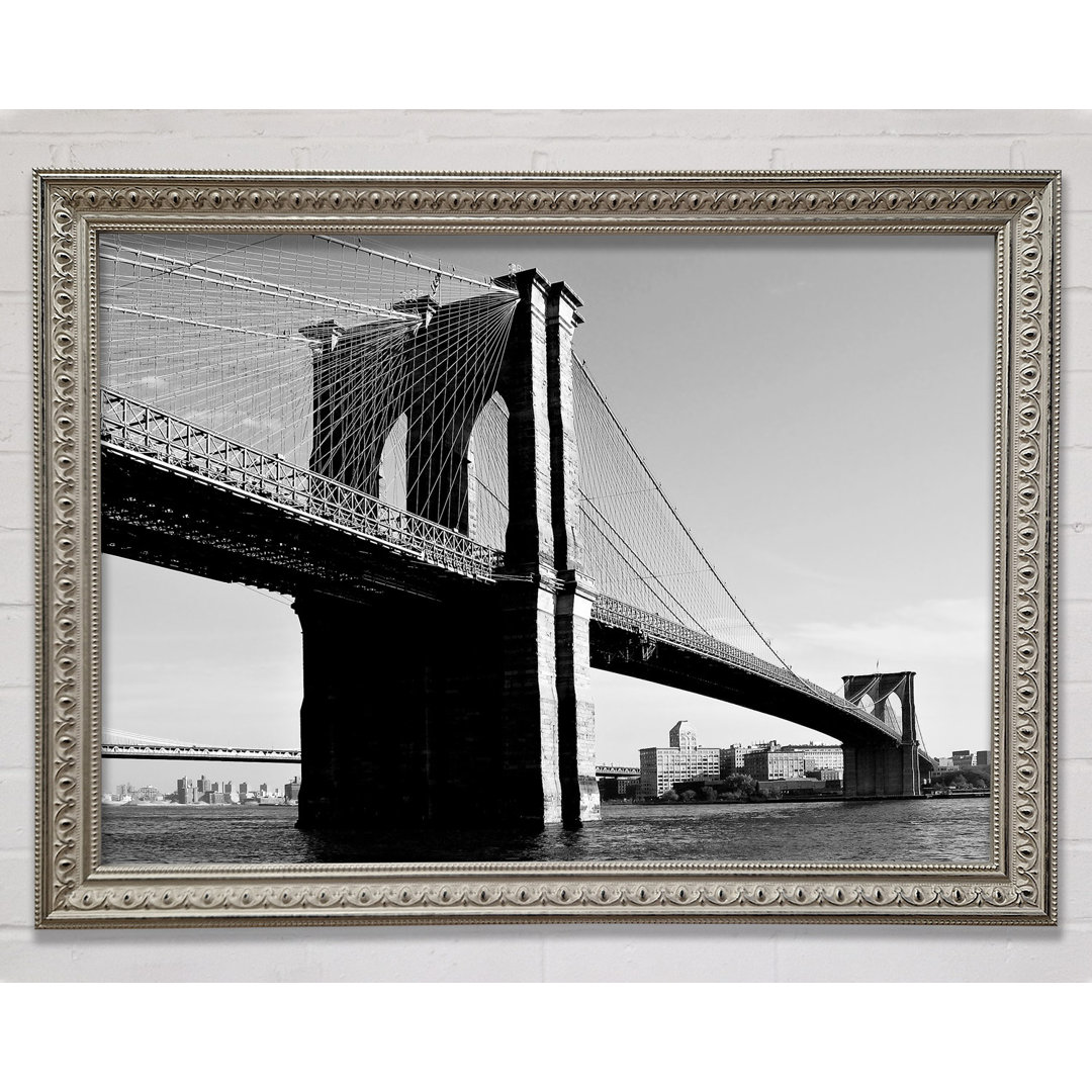 Brooklyn Bridge B N W - Druck