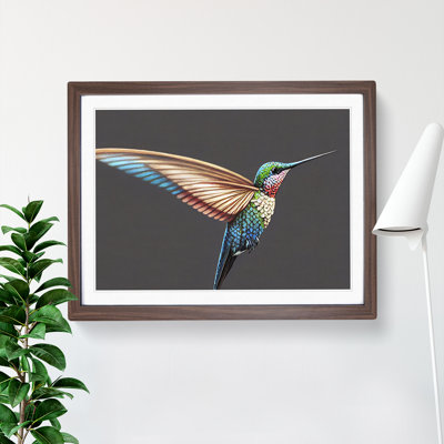XH1022-7653X Seductive Hummingbird - Single Picture Frame Print