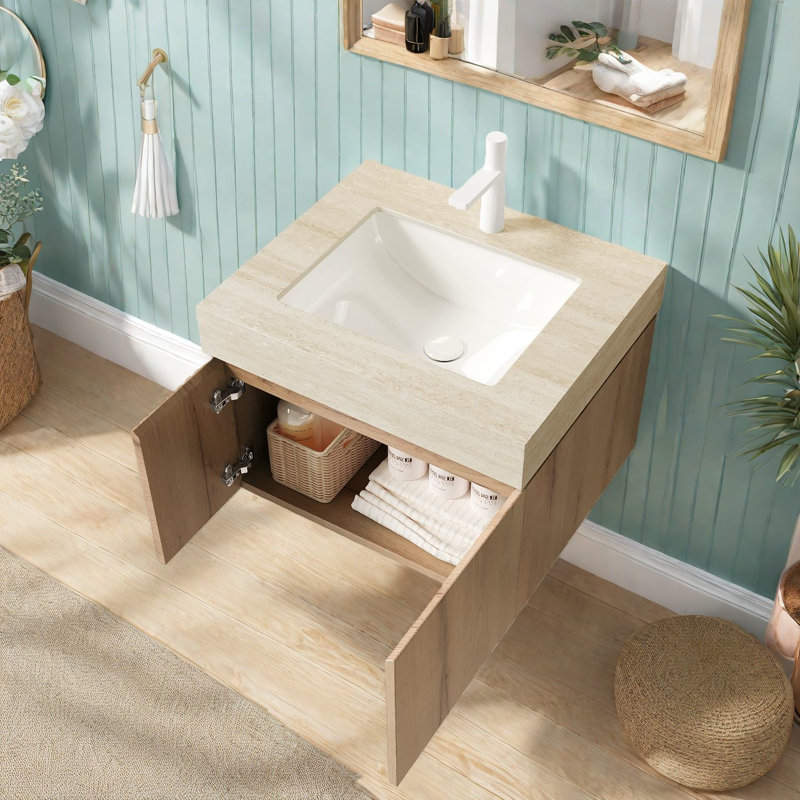 Meuble-lavabo flottant avec lavabo 24 po