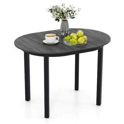 43'' Wooden Dining Table w/Rubber Wood Legs for 2-4 People Load 260 LBS
