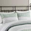 Ensemble de literie 4 pièces pour lit double/queen avec courtepointe en seersucker, style, lavable à la machine, comprend un coussin décoratif. Couette pour lit double/queen, motif botanique, rembourrage, style décoratif
