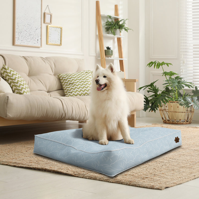 Dog Bed For Small - Medium - Large Dogs - Soft Pet Bed Mattress With Machine Washable Cover & PU Foam Pet Crate Bed - Dog Bed Mattress With Non-Slip Bottom  Cushion Design 7  Small S (69 cm x 51 cm x 10 cm)
