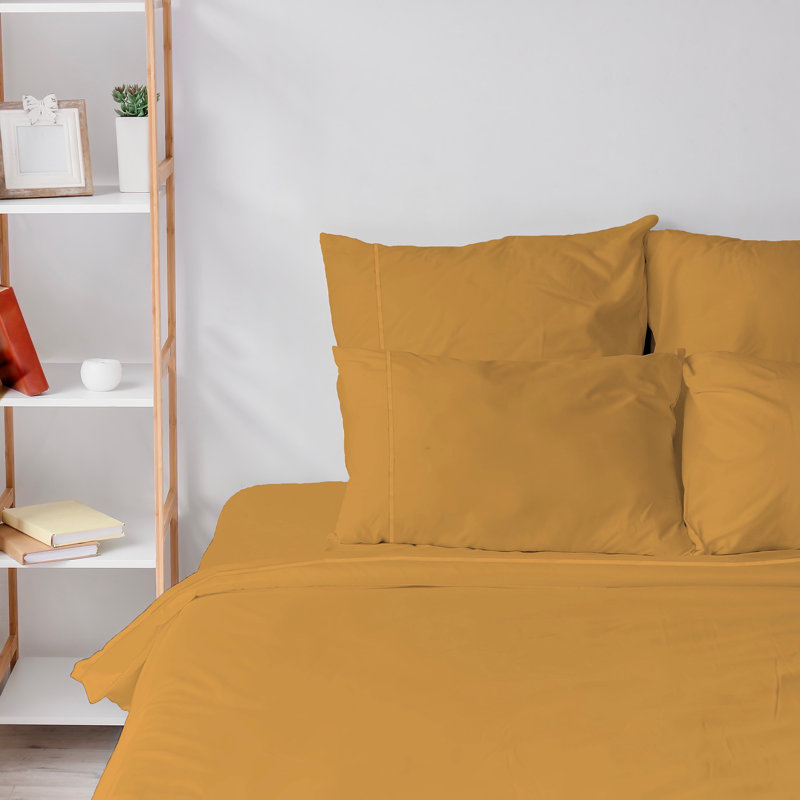 6 Piece Ultra Soft Double Brushed Microfiber Sheet Set, Cooling Sheets with Extra Deep Pockets - Machine Washable