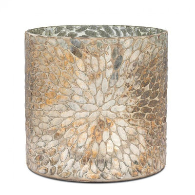Porte-bougie ouragan en bronze