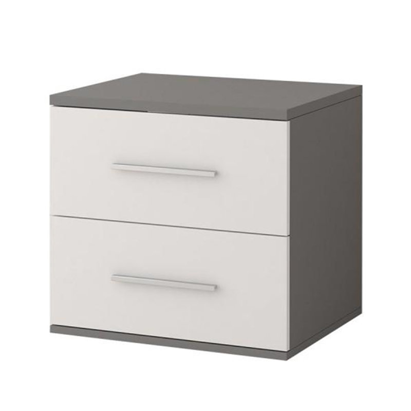 Lauretha 55cm W Manufactured Wood Bedside Table