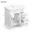 Meuble-lavabo de 30 po avec lavabo en céramique, armoire de rangement moderne avec portes et tiroirs à fermeture en douceur-149865029