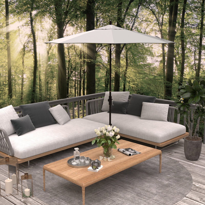Parasol de marché 108 po Bowenvale, Blanc - oléfine