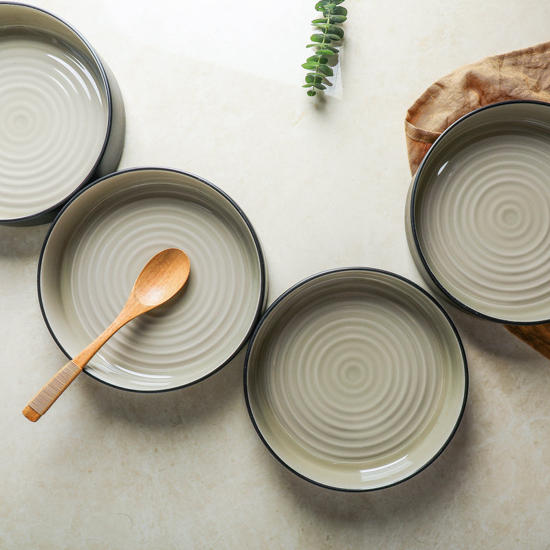 Stone Lain Elica 24-Piece Dinnerware Set Stoneware, Beige