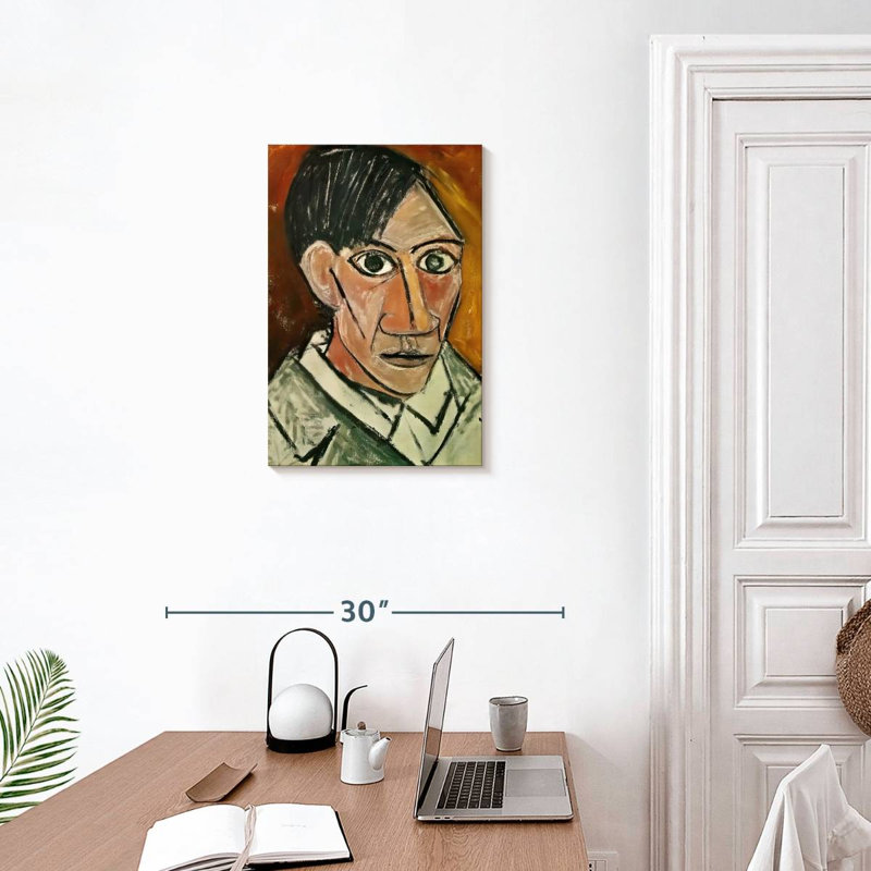 Autoportrait de Leisha, 1907, H 24 po x l 16 po