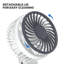 Handheld Mini Fan, Foldable USB Rechargeable Small Pocket Fan, Battery Operated Cooling Fan Cooler