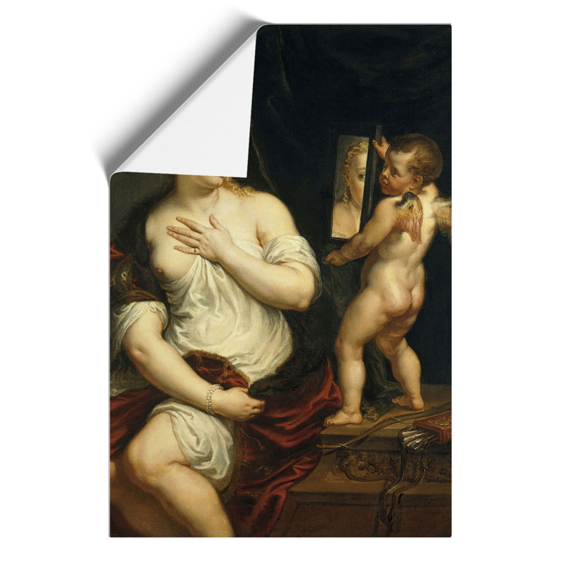 Venus and Cupid by Peter Paul Rubens - Frameless Print, 42cm H x 30cm W x 0.1cm D