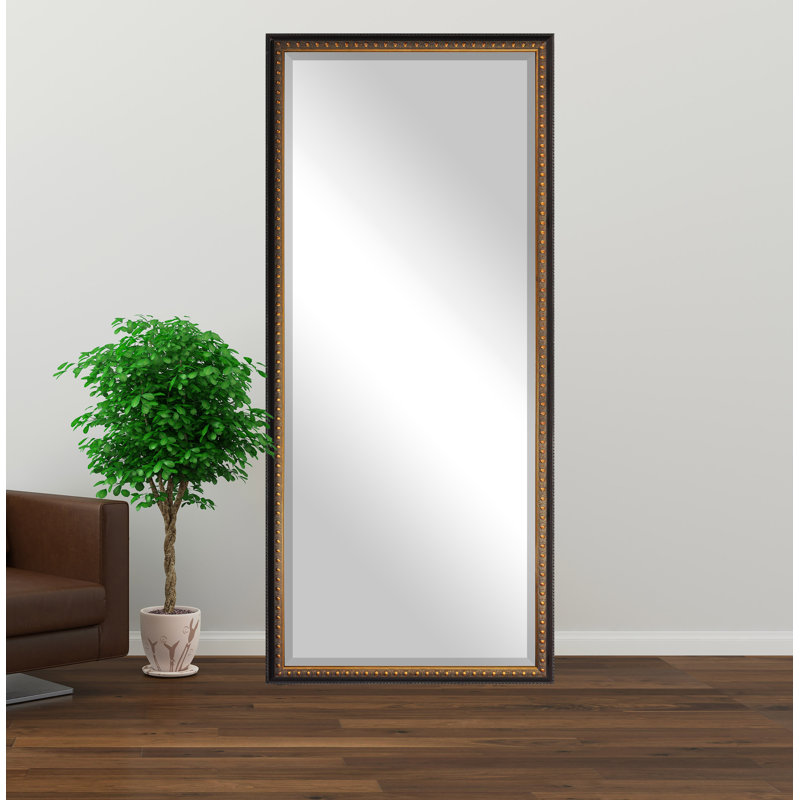 Solid Wood Flat Mirror, 64" H x 29" W
