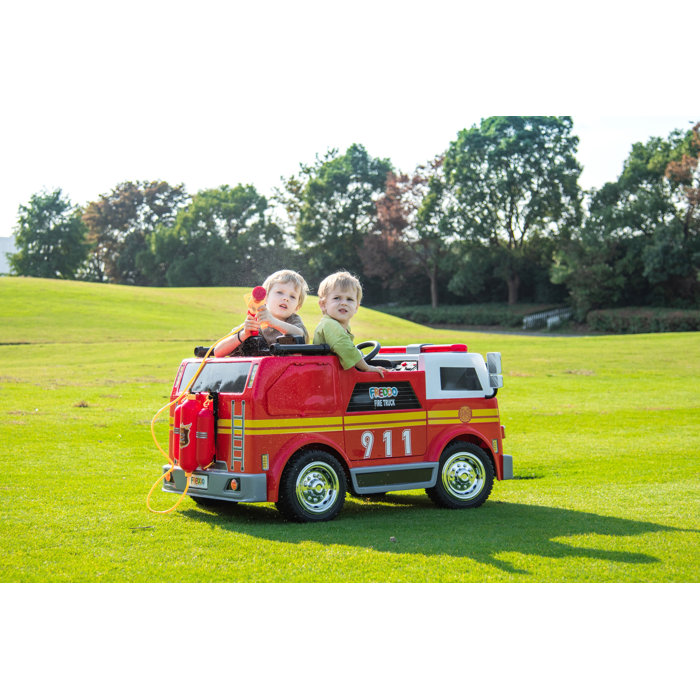 Freddo 24 Volt 2 Seater Police / Fire Department Battery Powered Ride ...