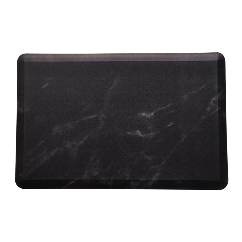 Anti-Fatigue Wellness Mats, Rectangle 1'5" x 2'4", Black