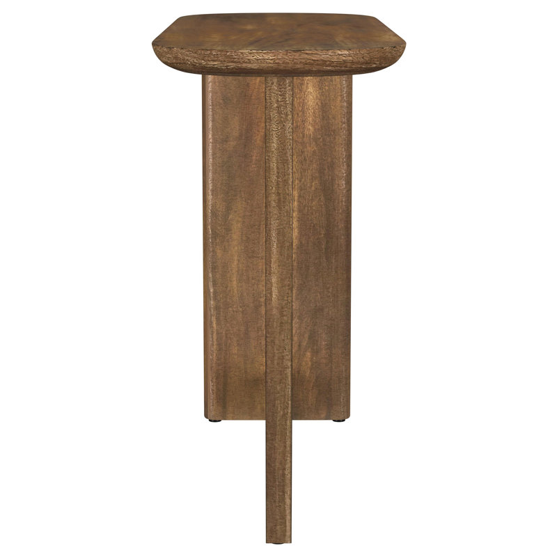 Console de vestibule moderne en bois de manguier Fletcher