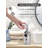 Silver bathroom accessory set
