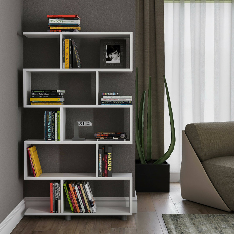 Inverleigh 156cm H x 90cm W Bookcase, White