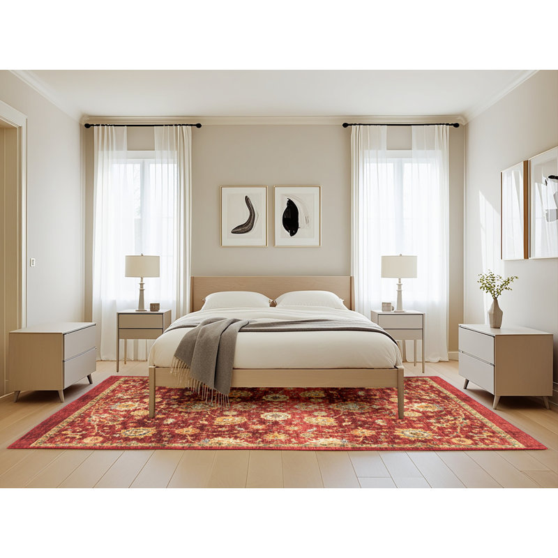 Abstract Indoor Rug, Rectangle 5' x 8'