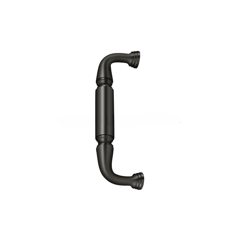 Poignée de porte sans rosette Deltana DP2574U10B, 8 po, bronze huilé, Bronze huilé