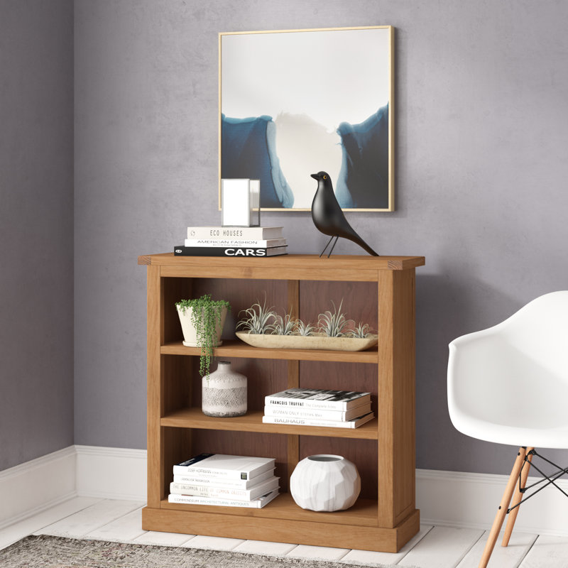 Jalynn 90cm H x 90cm W Standard Bookcase, Lacquered
