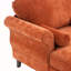 Canapé surdimensionné en chenille surdimensionné, siège large simple avec coussins et coussins amovibles, idéal pour la lecture et la détente-118054649